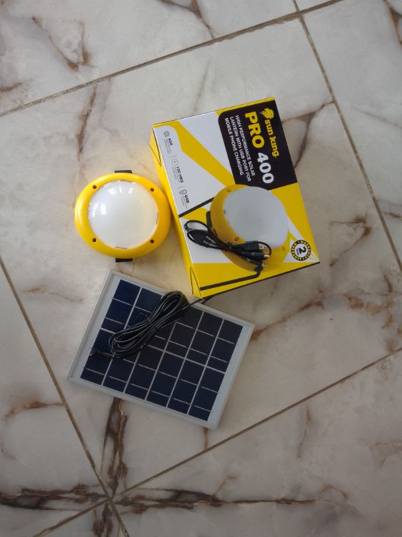 SunKing Pro 300 Solar Lantern, High-Brightness Solar Lamp by LUMETT