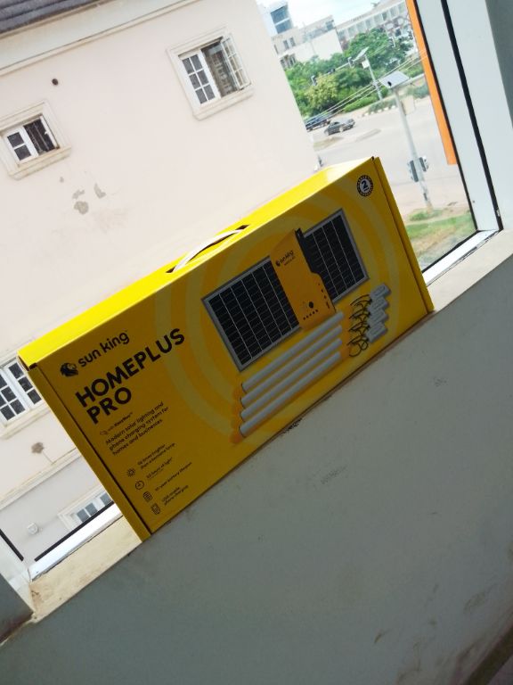SunKing HomePlus Pro Solar Home Kit with Efficient 13Wp Panel Technology by LUMETT