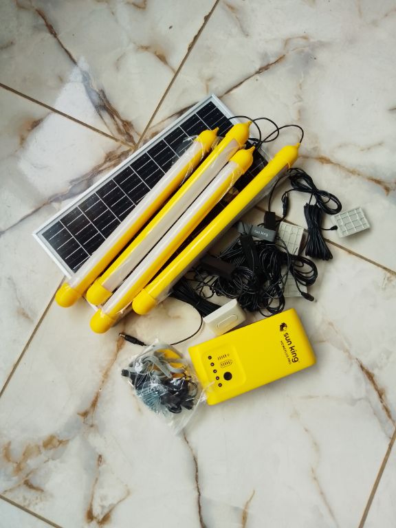 SunKing HomePlus Pro Solar Lighting System with 13Wp Solar Panel and 38.4Wh Battery by LUMETT