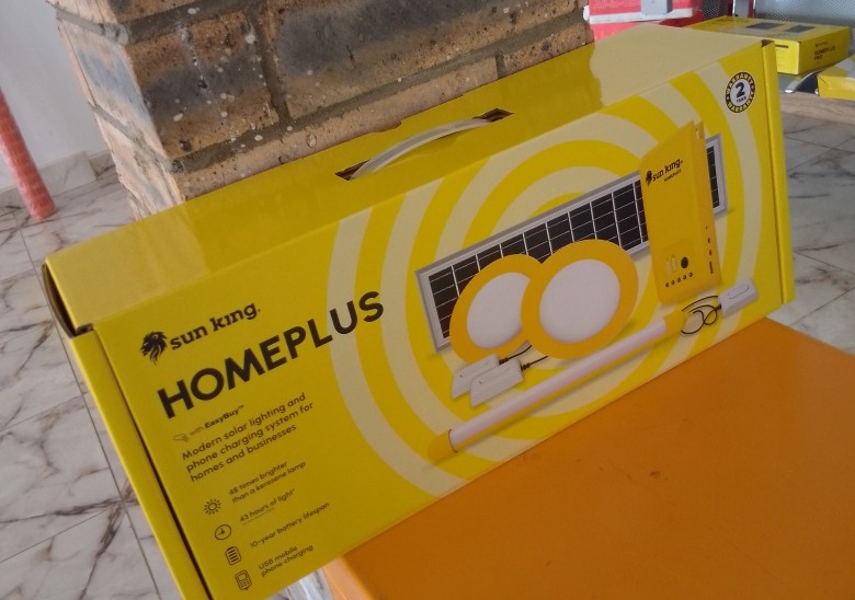 SunKing HomePlus 7Wp Solar Panel Home Lighting System by LUMETT