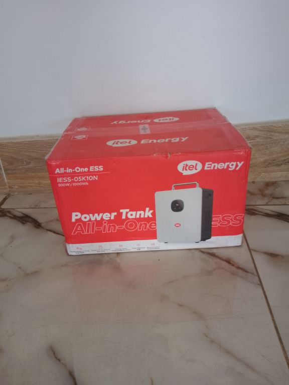 Itel Energy IESS-05K10N Power Tank 500W Solar Generator 1000Wh LiFePO4 Battery All-in-One Power Station by LUMETT