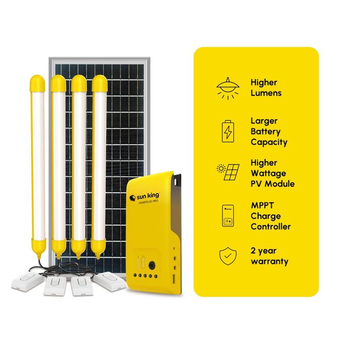 SunKing Home 200X Solar Home System, Smartphone Charging Solar Kit by lum