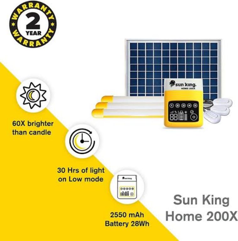 SunKing Home 200X Solar Lighting Solution by LUMETT
