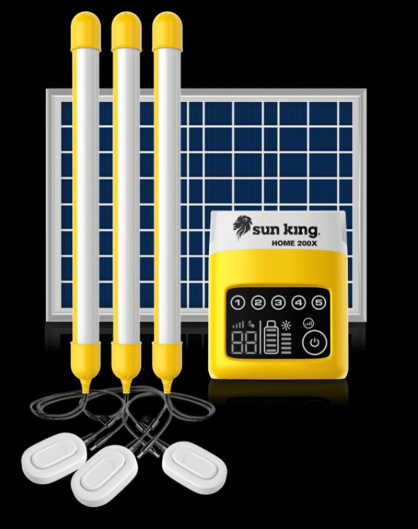 SunKing Home 200X Smart Solar Lighting Kit by LUMETT