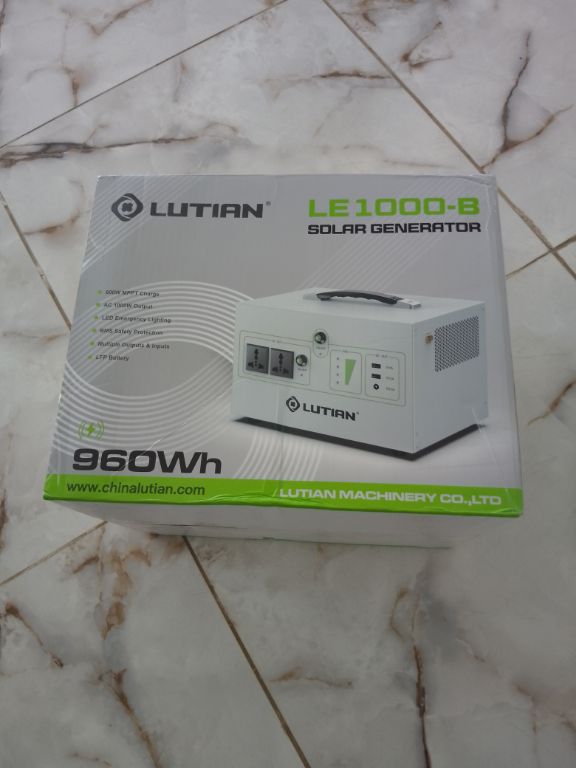 LUTIAN LE1000-B Advanced LiFePO4 Solar Generator – 960Wh Capacity by LUMETT