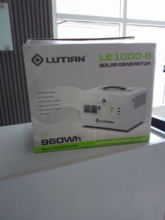 LUTIAN LE1000-B Solar Generator for Home & Outdoor Use – 1000W by LUMETT