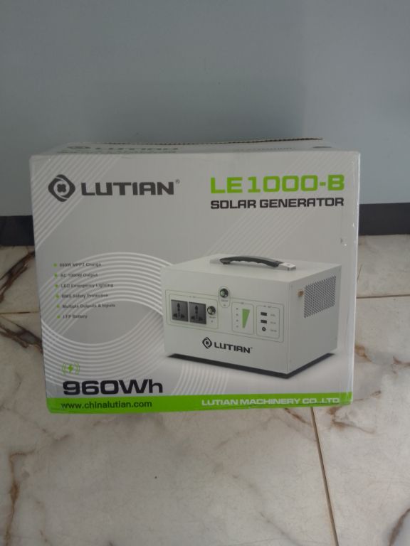 LUTIAN LE1000-B Long-Life LiFePO4 Solar Generator – 1000W by LUMETT