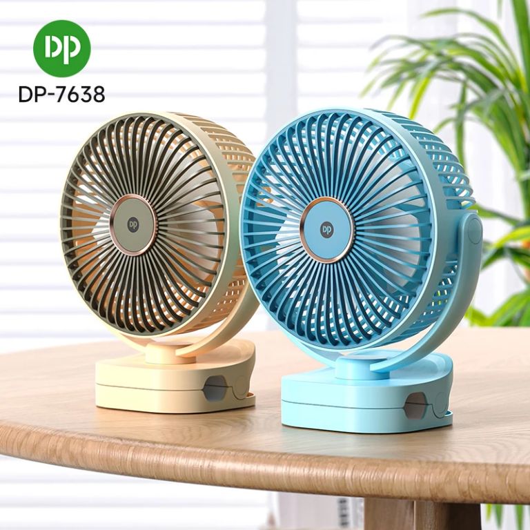 DP Portable Rechargeable Fan – DP-7638 by Lumett