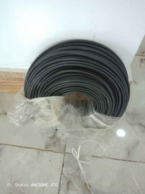 Galaxy Solar PV DC Cable 2 Core x 4mm 100 Metre Roll Black By Lumett