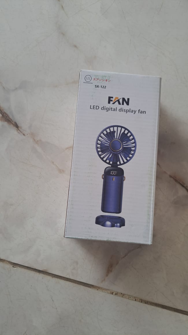 LED digital display fan By Lumett